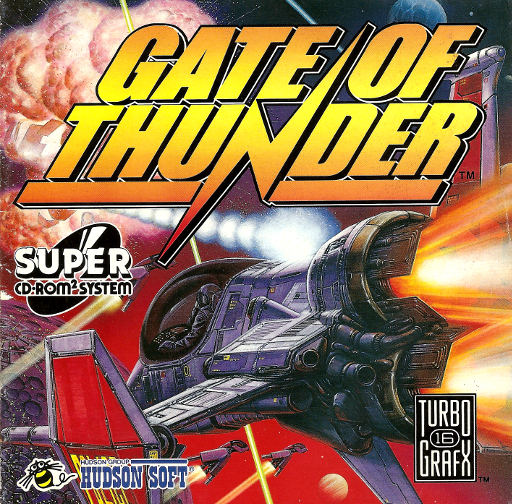 Gate of Thunder box art for TurboGrafx-16